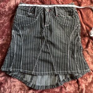 Candie's Blue Asymmetrical Mini Pencil Skirt size 3